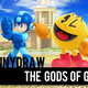 Illustration for article titled The Smashiest of Bros! Mario, Sonic, Mega Man, and Pac-Man in Speed Painting Form!